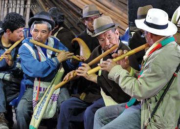 En los seis cabildos conformados en Cali hay 8.183 indígenas. El Inty - Raymi es su principal fiesta en la ciudad. En Colombia hay 102 pueblos indígenas y más de 68 lenguas. Algunos, ha advertido el Ministerio de Cultura, están en peligro de extinción tanto física como culturalmente.Elpaís.com.co | Oswaldo Páez