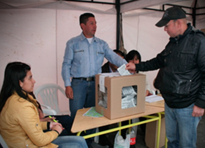 611 mesas distribuidas en 81 puestos de votación en todo el departamento del Putumayo