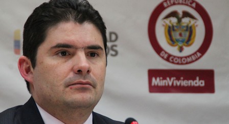 Ministro de Vivienda, Ciudad y Territorio, Luis Felipe Henao Cardona. Foto: René Valenzuela (MVCT). 