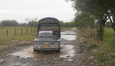 Estado de las carreteras del Valle del Guamuéz.