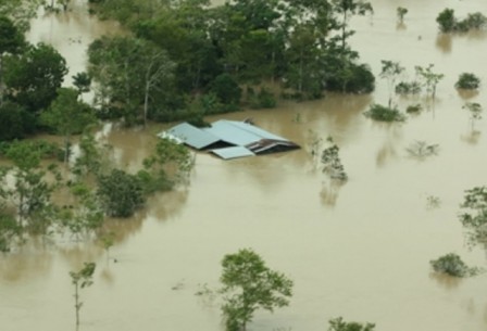 En el departamento temen que el invierno genere inundaciones y desbordamientos como ocurrió en 2012. Foto: Gobernación del Putumayo. 
