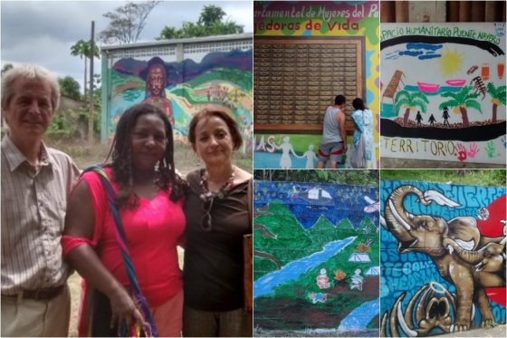 Sofi Ospina y Bill Rolston recorrieron diversos lugares de la geografía nacional. Buenaventura y Putumayo en las imágenes.