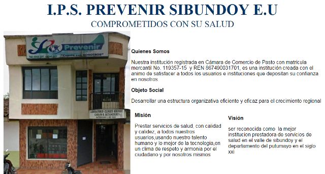 IPS Prevenir Sibundoy