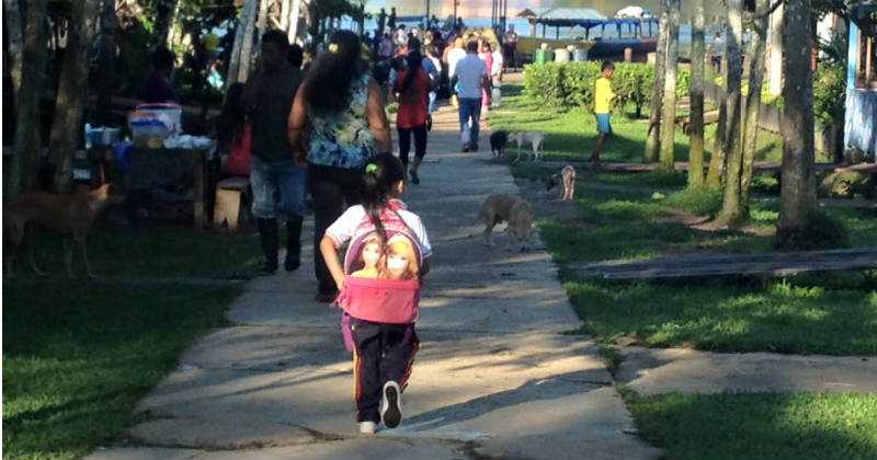 ¿A qué deberían ir los niños a la escuela? Foto: Simón Granja