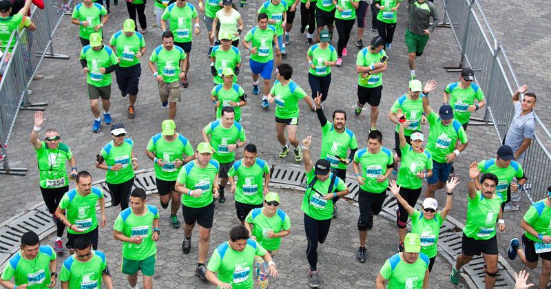 Cerca de 11.500 corredores ya han dejado su huella en el planeta. Este año la Carrera Verde se realizará en Bogotá y Medellín. Cortesía Fundación Natura