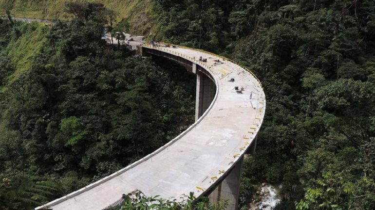 Puente Campucana, variante San Francisco - Mocoa. | Foto: Contratista.