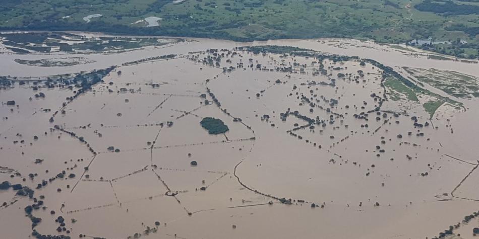 Aguas de los ríos Magdalena y Cauca, ejes de nuestra sostenibilidad económica y social, también amenazan con inundar varias poblaciones que se encuentran en su zona de influencia. Foto: Cortesía Alba Marina Girón/Dapard