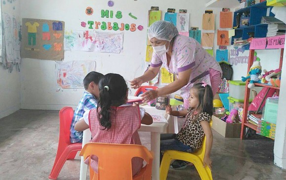 Las clases y los servicios del Instituto Colombiano de Bienestar Familiar (ICBF) volvieron a la normalidad la semana anterior. Y de Estados Unidos llegaron más ayudas. FOTOS COLPRENSA