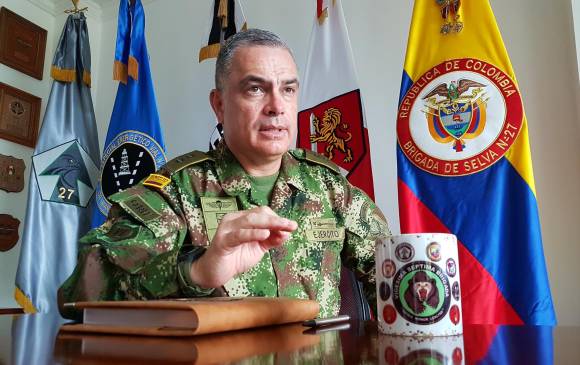 El general Adolfo Hernández dijo que en la frontera con Ecuador está la amenaza de los grupos delincuenciales de ese país que también se dedican al secuestro. FOTO Cortesía Ejército El general Adolfo Hernández dijo que en la frontera con Ecuador está la amenaza de los grupos delincuenciales de ese país que también se dedican al secuestro. FOTO CORTESÍA EJÉRCITO