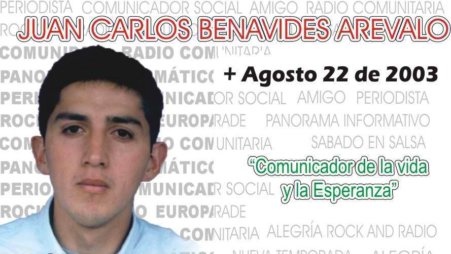14 años sin la voz de Juan Carlos Benavides Arévalo MiPutumayo NOTICIAS