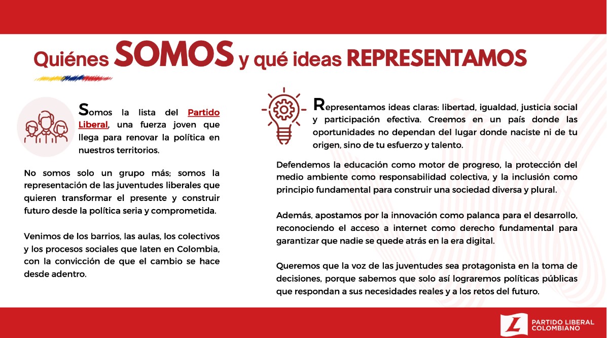 Partido Liberal Colombiano se centra en la Juventud con un enfoque integral de retos y realidades