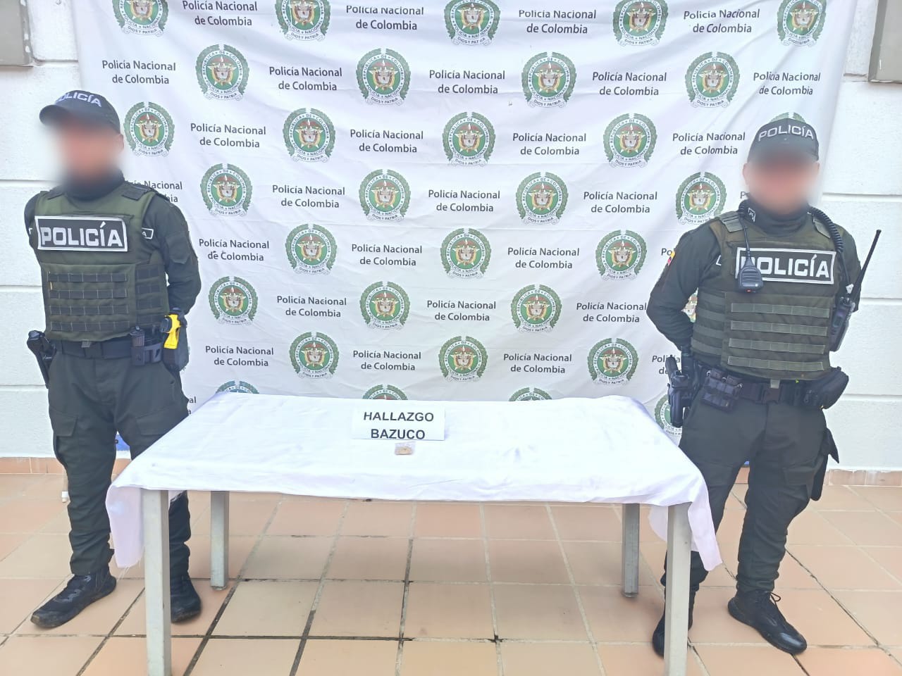 Policía Nacional incauta 12 gramos de bazuco en Villagarzón (Putumayo)